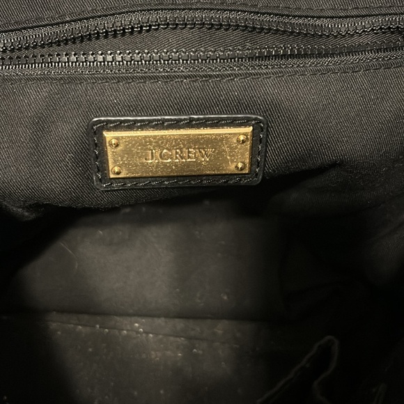 J. Crew Black leather tassel purse - Picture 3 of 4